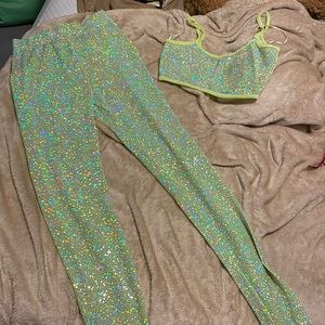 sparkly two piece